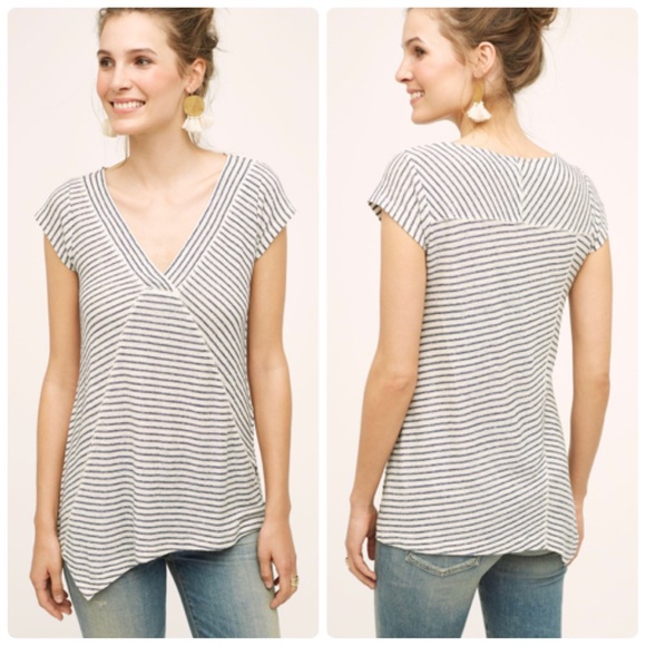 Anthropologie • Meadow Rue Spliced Stripe Tee - Picture 8 of 8
